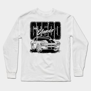 Mustang GT500 Elanor (Black Print) Long Sleeve T-Shirt